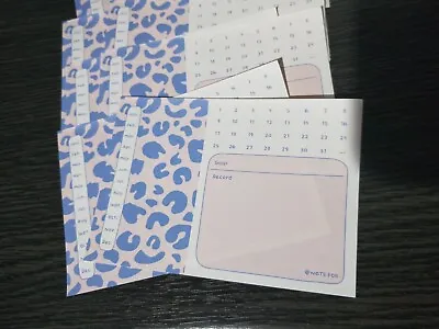 $2.20 • Buy 24pc Goal Record Tracker Calendar Memo Sheets Bullet Journal Diary Deco