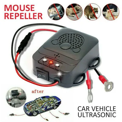 Ultrasonic Mouse Rodent Animal Pest-Repeller Deterrent Device 12V For Car Engine • $17.24