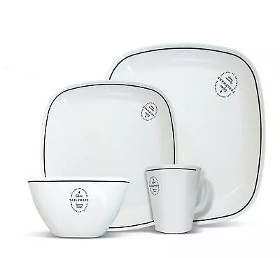 £29.95 • Buy 8Pc Complete Melamine Dinner Set Durable Camping Picnic Tableware Dinning Set S