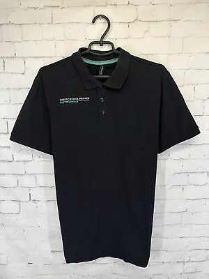 Mercedes Amg Petronas Custom Racing Men Polo T-shirt Official Product Size L • $14.99