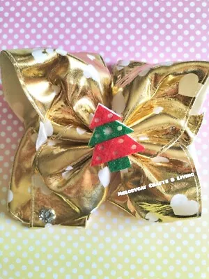 Jojo Siwa Bow Large 8  Sequin Bow Sequins Xmas Bow Christmas Tree • $5.50