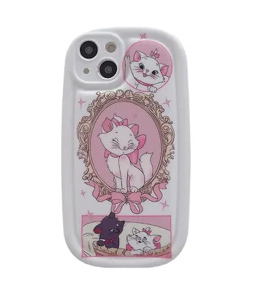 IPhone 11 Cartoon Disney Marie Cat Aristocats Cute Kawaii Pink Phone Case Cover • £13