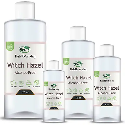 Witch Hazel Toner (Alcohol-Free) - 100% Pure Natural Facial Cleanser Oil Bulk • $74.95