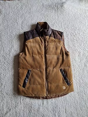 PG Field Men's Brown Corduroy Gilet Size Small • £16