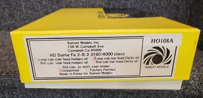 Used Brass Santa Fe 2-8-2 3160/4000 Class Steam Engine • $199