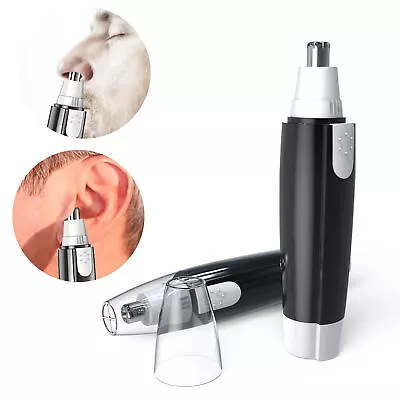 Unisex Electric Nose Ear Hair Trimmer Face Eyebrow Mustache Beard Shaver Clipper • $6.58