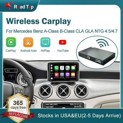 Wireless CarPlay Android Auto Interface For Mercedes Benz A/B-Class W176 CLA GLA • $239