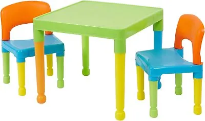 Liberty House Toys Children's Multi-Coloured Table & 2 Chairs Set Multicoloure • £42.08