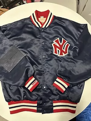 Mitchell & Ness New York Yankees 1950 Satin Jacket Sz 52 2XL Gift Mantle Gehrig • $150