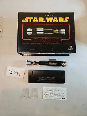 Star Wars Master Replicas Obi-Wan Kenobi Lightsaber Scaled .45 SW-311 ROTS 5d44 • $64.99