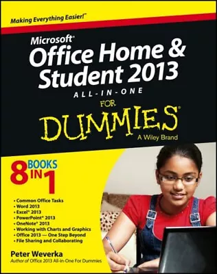 Microsoft Office Home And Student Edition 2013 All-In-One For Dum • $4.50