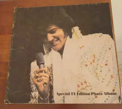 ELVIS  Special TV Edition Photo Album Souvenir Book RARE!  Vintage 1970's • $12.99