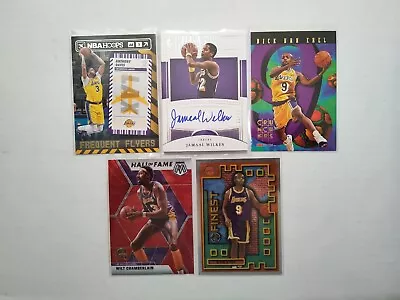 5 Card LA Lakers Lot. Legends AUTO /49 Hall Of Fame Wilt Van Exel X 2 Davis. • $0.91