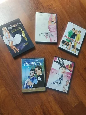 Marilyn Monroe Audrey Hepburn DVD Lot Collection 5 Dvds  • $20