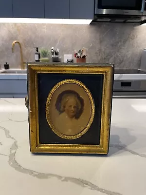 Antique Martha Washington Portraits Framed MENCARINI BROS Washington D.C Plaster • $43.04