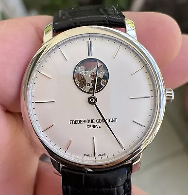 Frederique Constant Slimline FC306 Open Heart Beat Automatic Working Condition • $399