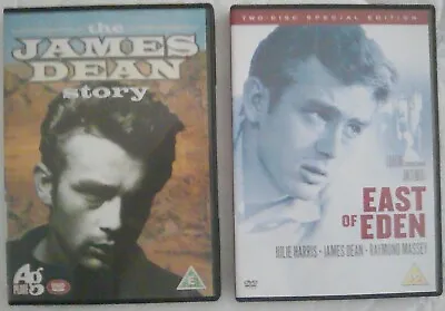 James Dean: The James Dean Story & East Of Eden - 2 Very Good Condition DVD's • £2