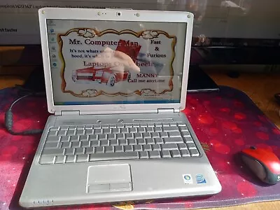 Dell Inspiron 1420 14.1  Laptop Intel Core 2 Duo 1.66GHz 1GB MANNY # 12 • $69