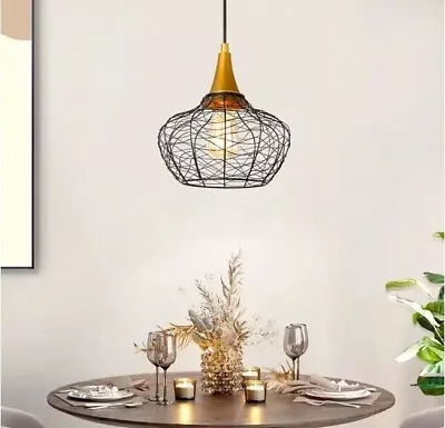 Modern Kitchen Island Pendant 1-Light Black And Brass • $58.51