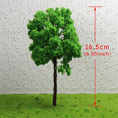 G16090 16pcs G Scale 1:25 Model Tree Light Green Railway Diorama 16cm • $35.99