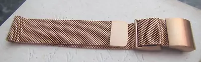 Maledan Brand Fitbit Charge 2 Rose Gold Stainless Steel Mesh Magnetic Band • $10