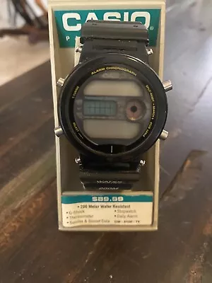 Vintage CASIO G-SHOCK DW-6100 Thermo Sensor DIGITAL Module 974 - 1985 • $50