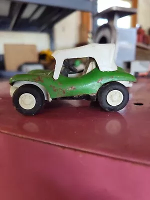 Vintage 70s Tonka #55340 Beach Dune Buggy Canopy Car Green White Toy • $0.99