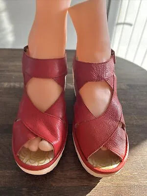 £29 • Buy Fly London Red Sandals Size 5 (38)