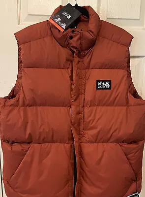 Mountain Hardwear Nevadan 650 Down Puffer Vest Full Zip Mens XXL NEW WITH TAGS • $82