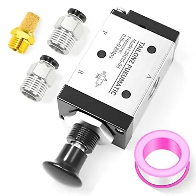 3 Way 2 Postion Air Hand Lever Operated Valve 1/4 Npt Pneumatic Solenoid Valve M • $23.39