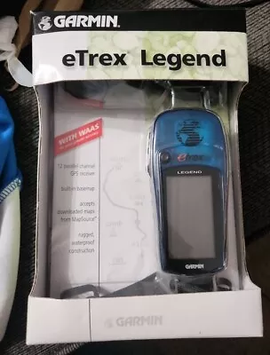 Garmin ETrex Legend GPS Blue Handheld Personal Navigator  • $34.99