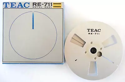 Vintage TEAC Metal RE-711 Reel-to-Reel Recorder 7  Take-Up REEL For 1/4  Tape • $48