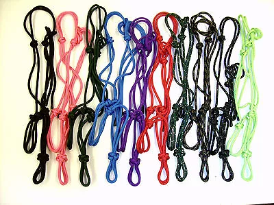 Adult Size 1/4  Rope HALTER Yacht Rope  U Pick Color  • $14.50