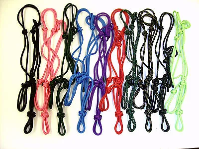Foal Size 1/4  Rope HALTER Yacht Rope U Pick Color  • $14.50