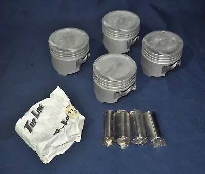 1993 1994 Eclipse Laser Talon 2.0L I4 Pistons W/Rings .020  Over Bore Topline • $49.95