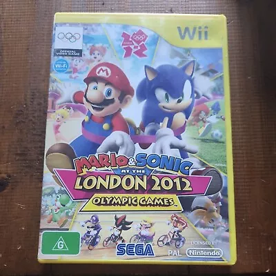 Mario And Sonic At The London 2012 Olympic Games ( PAL) - Nintendo Wii • $23