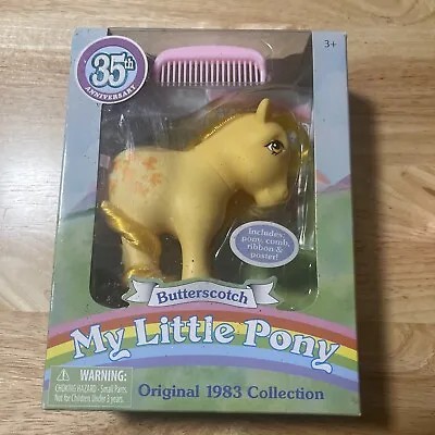 My Little Pony 35th Anniversary Original 1983 Collection Butterscotch New In Box • $10
