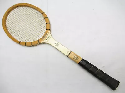 Vintage Wilson  Jack Kramer Autograph  Wooden Tennis Racquet. Antique / Display • $49.95