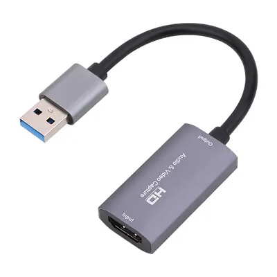 HDMI To USB 3.0 4K60Hz Video Capture Card Grabber For PC Game Live Streaming • $14.99