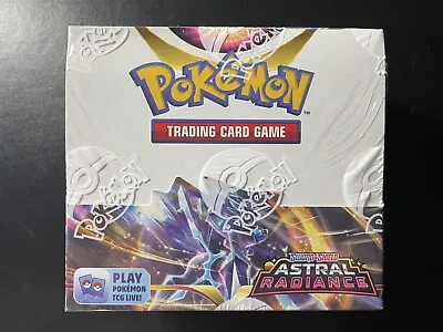 $129.99 • Buy Pokemon TCG Sword & Shield Astral Radiance Booster Box Factory Sealed 36 Packs