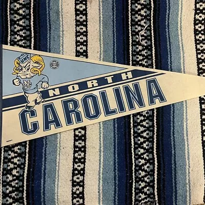 UNC Vintage 90s Wincraft Pennant • $0.99