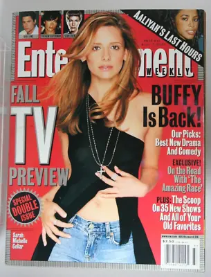 Entertainment Weekly #612/#613 Buffy Sarah Michelle Gellar Aaliyah Amazing Race • $14.88