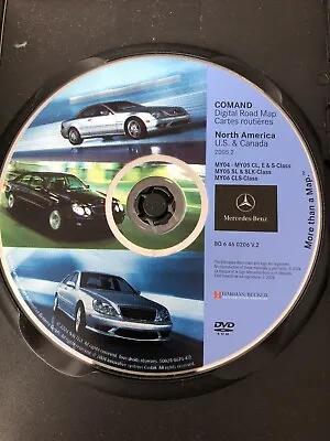 2004-2006 Cl E S Slk Sl Cls Mercedes Navigation Dvd Bq6460206 Version 2005.2 Oem • $47.95