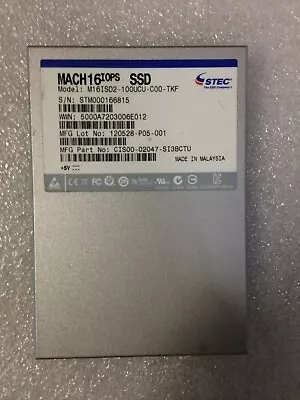 STEC M16ISD2-100UCU-C00-TKF SATA100GB 2.5  SSD Hard Drive Tested • $48.99