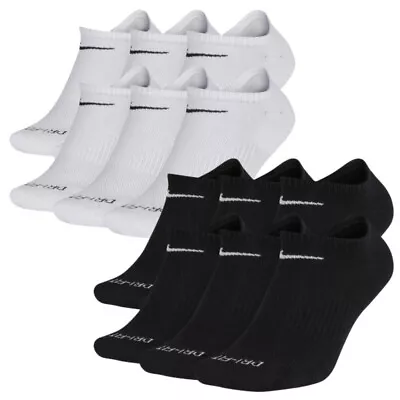 Nike Men's Socks Athletic Everyday Plus Training Cushioned Dri-Fit No-Show Socks • $19.88