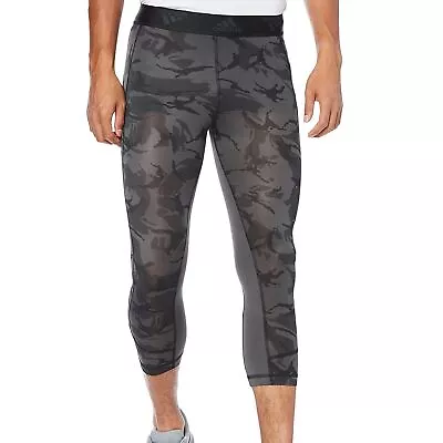 [H61590] Mens Adidas Camo 3/4 Tights • $31.99