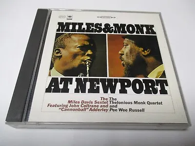 The Miles Davis Sextet & The Thelonious Monk Quartet At Newport 2 CDs Japan • $39