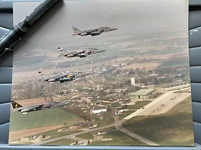 25X 20 Cms RAF Colour Photo. 4 X Jaguars Over RAF Coltishall 616(R) 41(F) 54 • £1.99