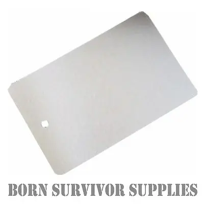 UNBREAKABLE SIGNALLING MIRROR - Compact Signal Survival Travel Bushcraft Camping • £3.49
