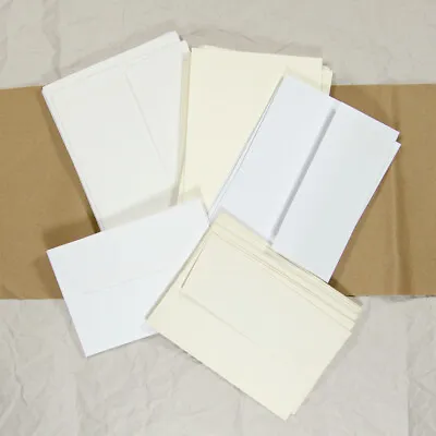 Plain Square Flap Card Invitation Mailing Envelopes Choice Of Size White / Cream • $8.50